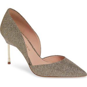 Kurt Geiger Womens Bond Pointed -Toe Heel Metallic